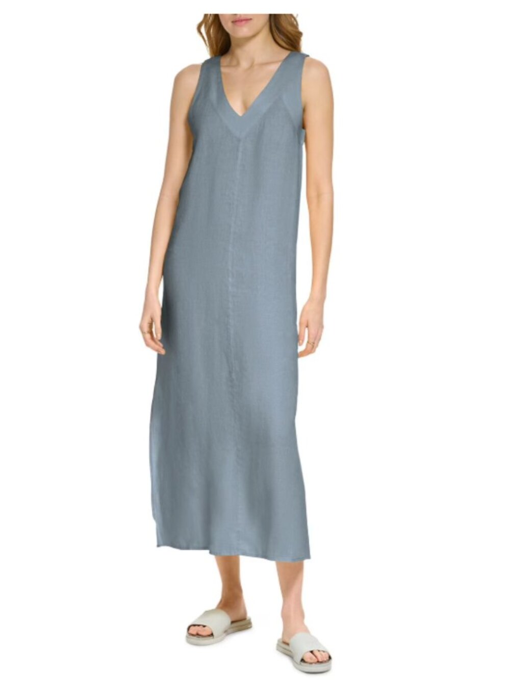 DKNY Women's Linen Maxi Dress